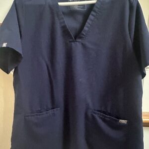 Figs Technical Collection Dark Blue Top & pants x2